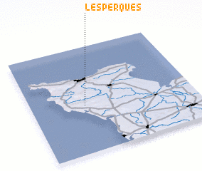 3d view of Les Perques