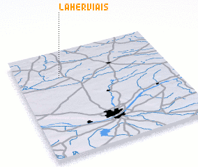 3d view of La Herviais