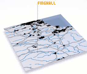 3d view of Finghall