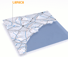 3d view of La Paca