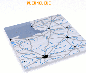 3d view of Pleumeleuc