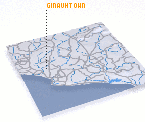 3d view of Ginauh Town