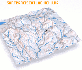 3d view of San Francisco Tlachichilpa