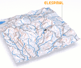 3d view of El Espinal