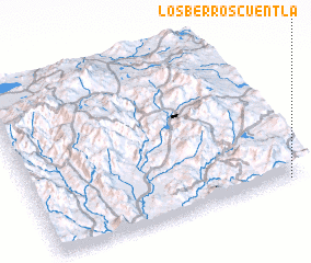 3d view of Los Berros Cuentla