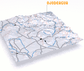 3d view of Ojo de Agua