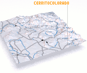 3d view of Cerrito Colorado