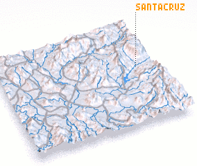 3d view of Santa Cruz