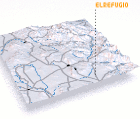 3d view of El Refugio