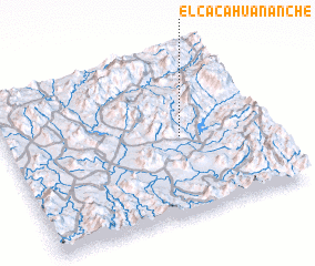 3d view of El Cacahuananche