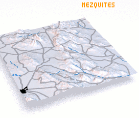 3d view of Mezquites
