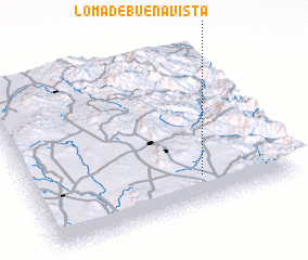 3d view of Loma de Buenavista