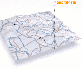 3d view of San Agustín