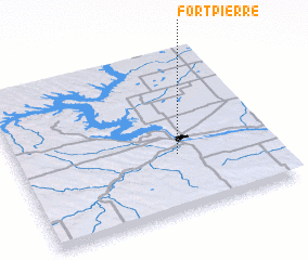 3d view of Fort Pierre