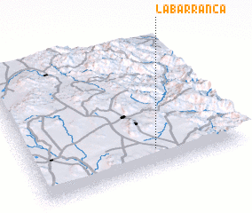 3d view of La Barranca