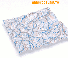 3d view of Arroyo del Salto