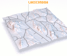 3d view of La Escondida