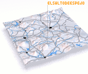 3d view of El Salto de Espejo