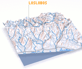 3d view of Los Lobos