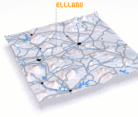 3d view of El Llano