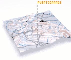 3d view of Puerto Grande