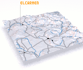 3d view of El Carmen