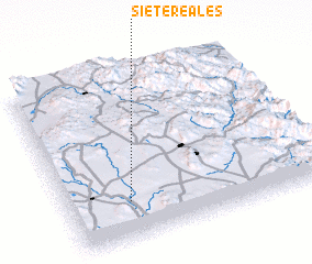 3d view of Siete Reales