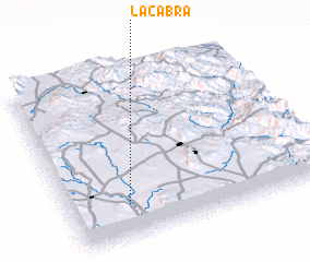 3d view of La Cabra