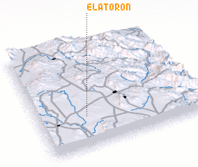 3d view of El Atorón