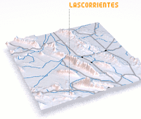 3d view of Las Corrientes