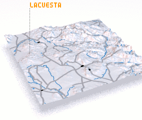 3d view of La Cuesta