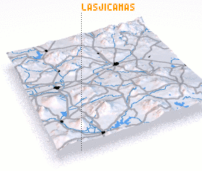 3d view of Las Jícamas