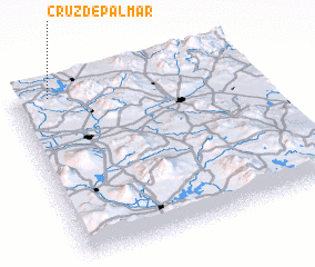 3d view of Cruz de Palmar