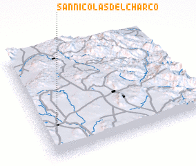 3d view of San Nicolás del Charco