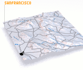 3d view of San Francisco