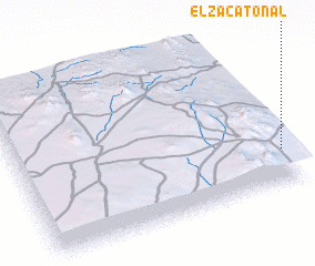 3d view of El Zacatonal