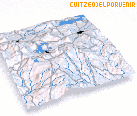 3d view of Cuitzeo del Porvenir