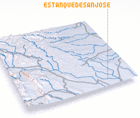 3d view of Estanque de San José