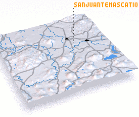 3d view of San Juan Temascatio