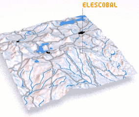 3d view of El Escobal