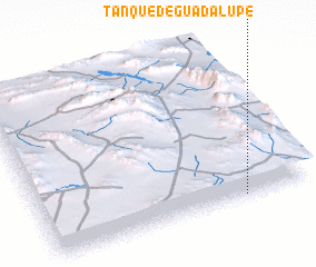 3d view of Tanque de Guadalupe