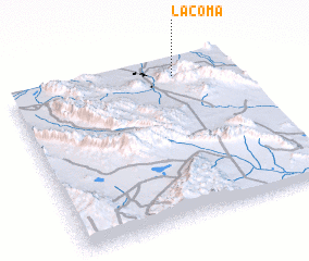 3d view of La Coma