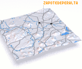 3d view of Zapote de Peralta