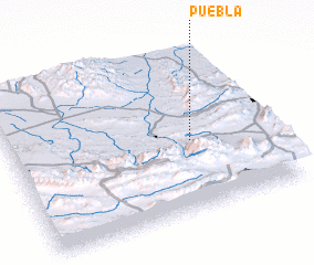 3d view of Puebla