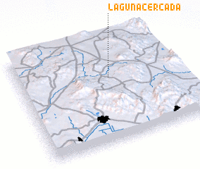 3d view of Laguna Cercada