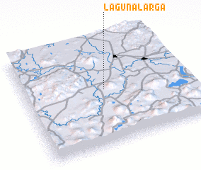 3d view of Laguna Larga