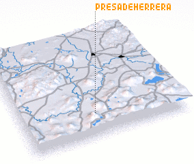 3d view of Presa de Herrera