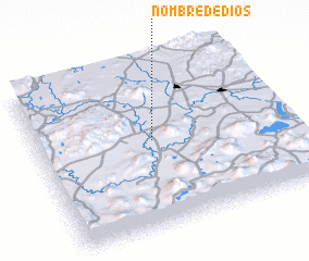 3d view of Nombre de Dios