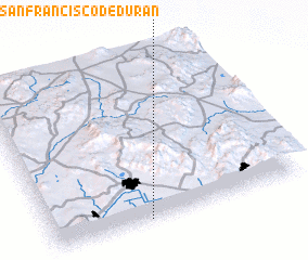 3d view of San Francisco de Durán