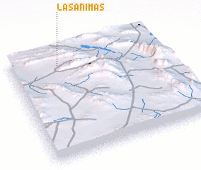 3d view of Las Ánimas